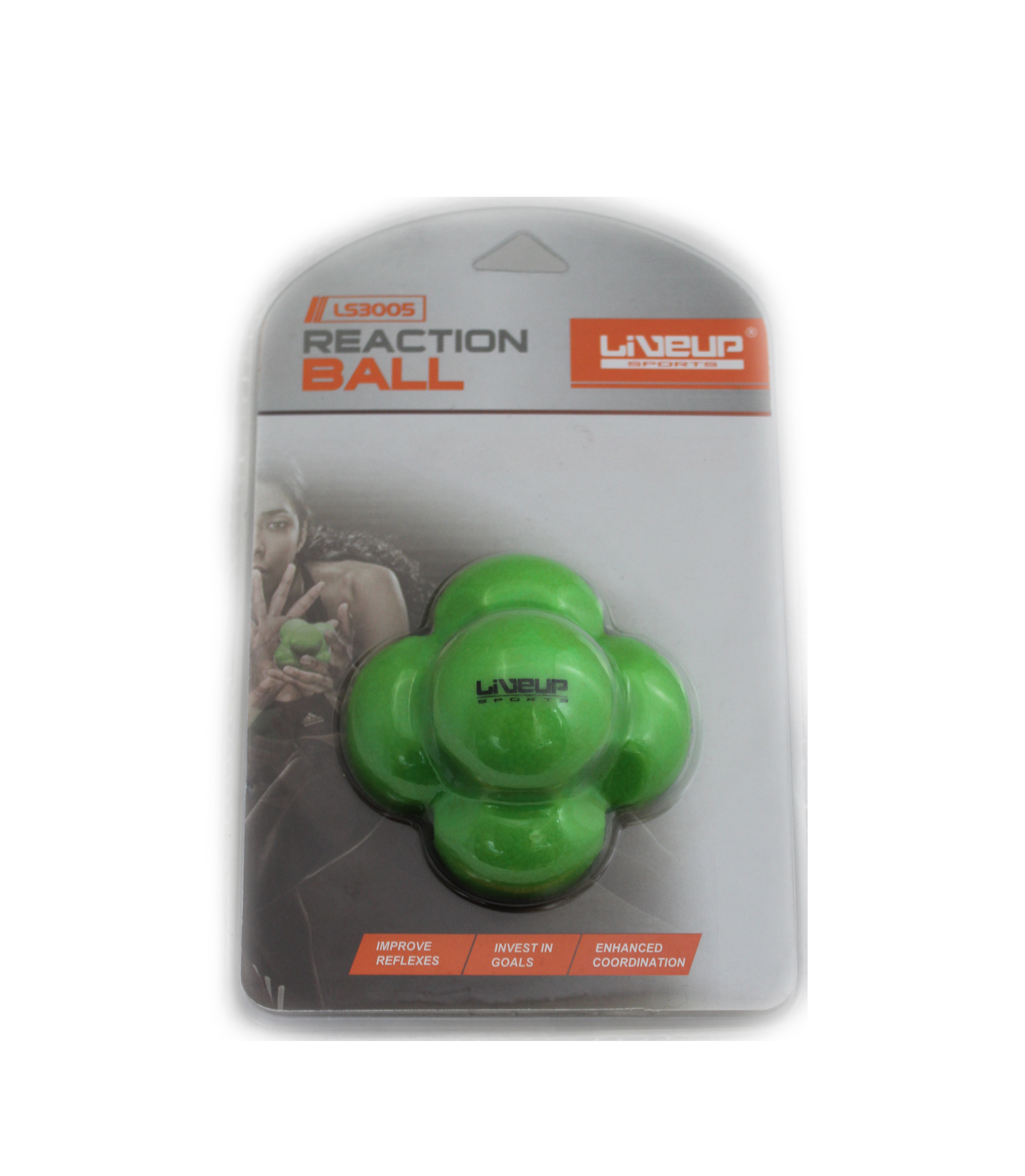 Мяч для тренування реакції Liveup REACTION BALL фото товару