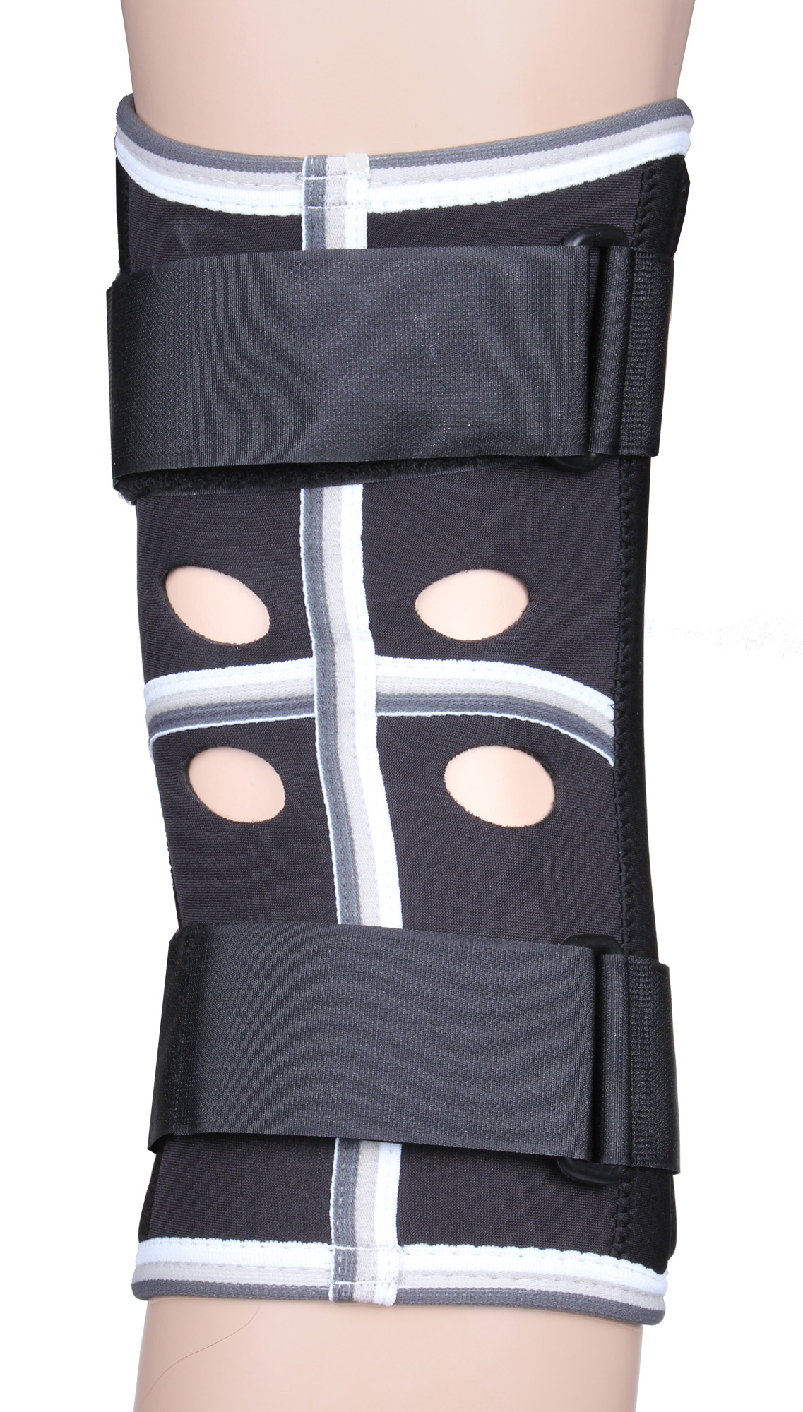 Фіксатор коліна Liveup KNEE SUPPORTS чорний XL фото товару