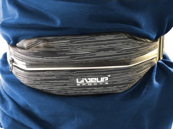 Пояс для бігу LiveUp WAIST PACK чорний фото товару