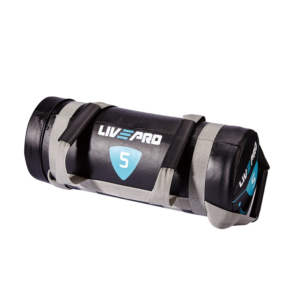 Мішок для кроссфіта LivePro POWER BAG чорний / сірий 25 кг фото товару