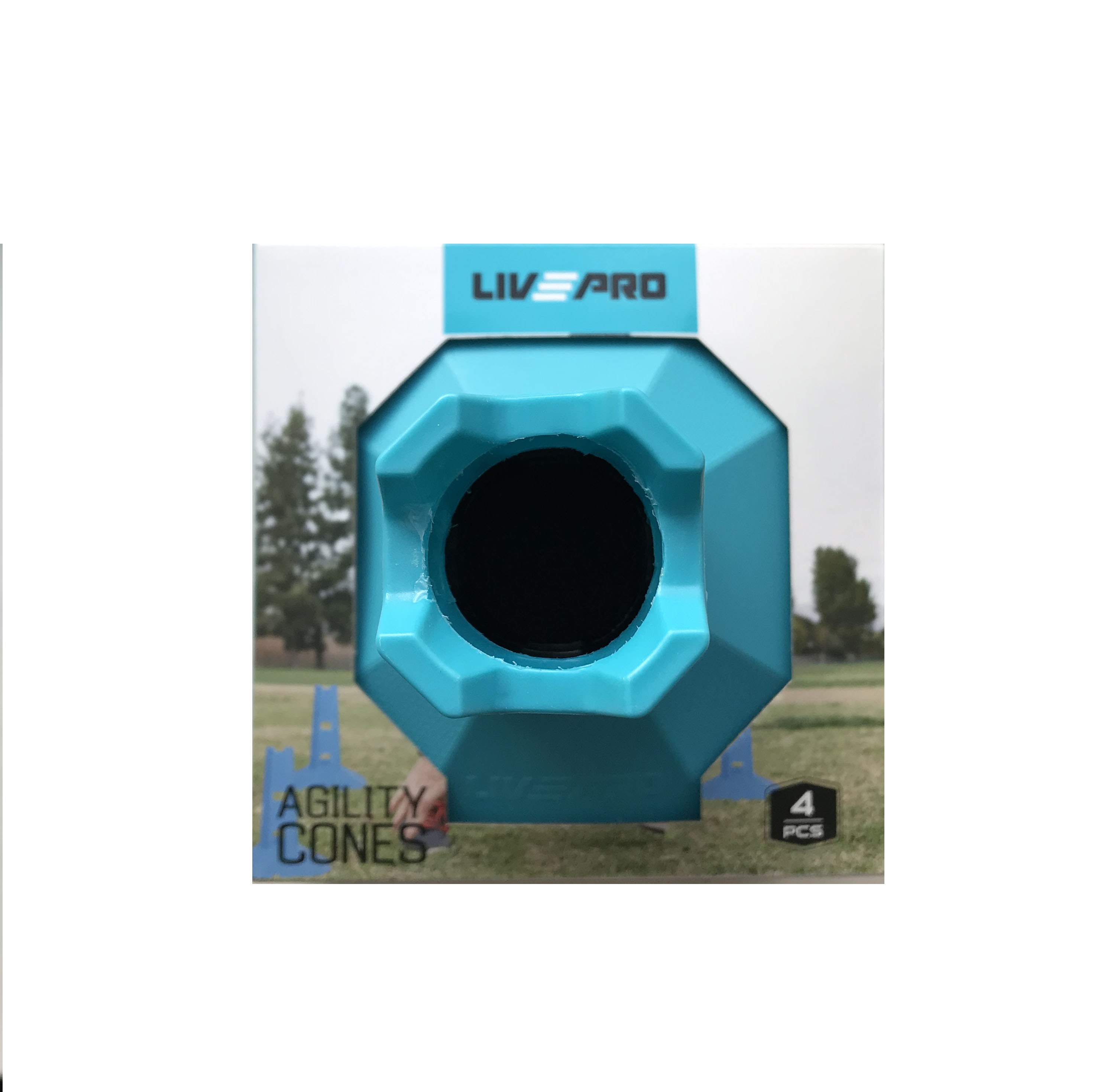 Координаційні конуси LivePro Agility Dot 4 шт фото товару