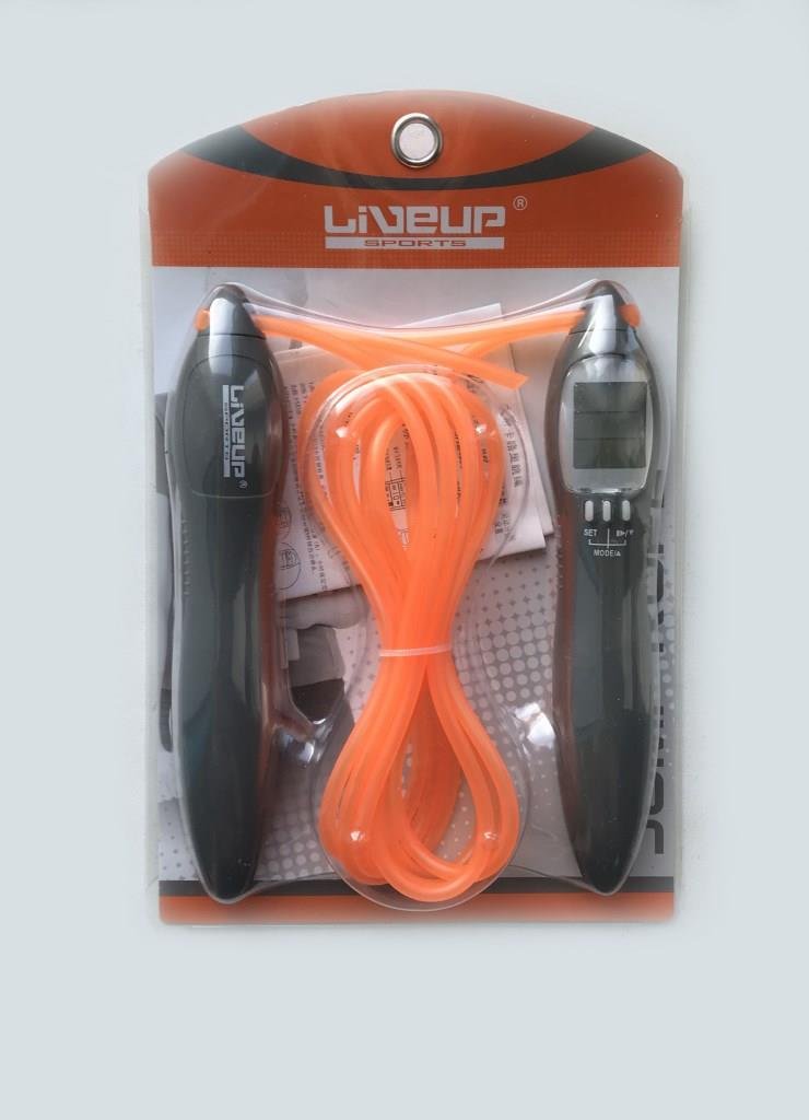Скакалка з електронним лічильником LiveUp ELECTRONIC JUMP ROPE фото товару