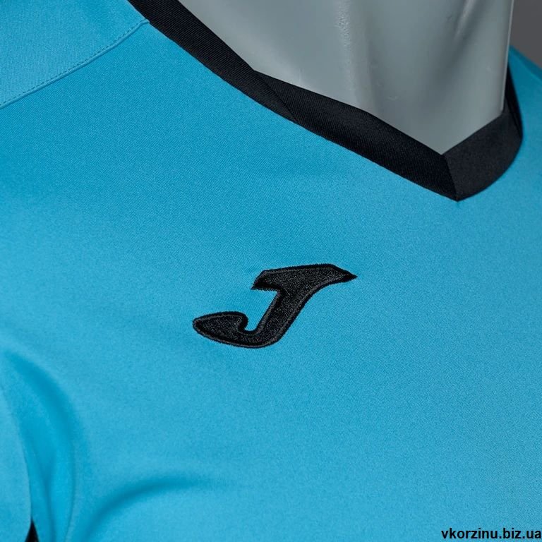 Футболка Joma CHAMPION IV бирюзово-чёрная д/р M фото товара
