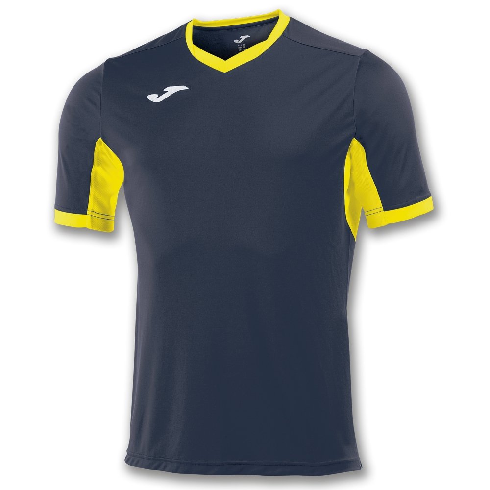 Футболка Joma CHAMPION IV темно-синьо-жовта к/р 2XS Футболка Joma CHAMPION IV темно-синьо-жовта к/р 2XS фото товару