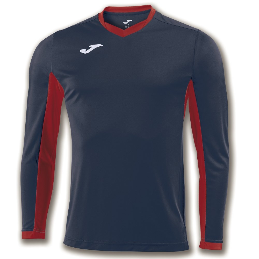 Футболка Joma CHAMPION IV темно-синьо-червона д/р 2XS фото товару