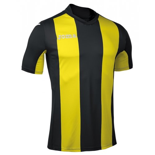 Футболка Joma Pisa V чорно-жовта S Футболка Joma Pisa V чорно-жовта S фото товару