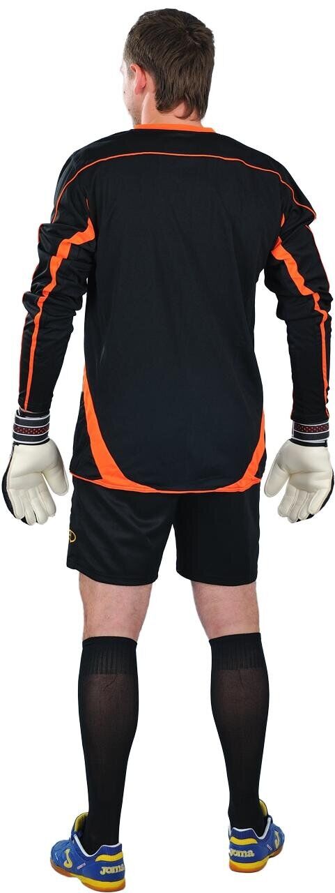 Воротарська форма Europaw чорно-помаранчева з шортами фото товару