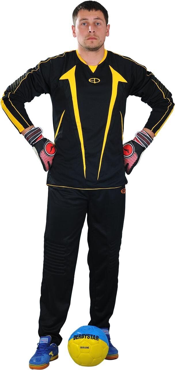 Воротарська форма Europaw чорно-жовта фото товару