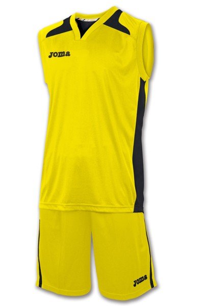 Баскетбольна форма Joma CANCHA жовто-чорна фото товару