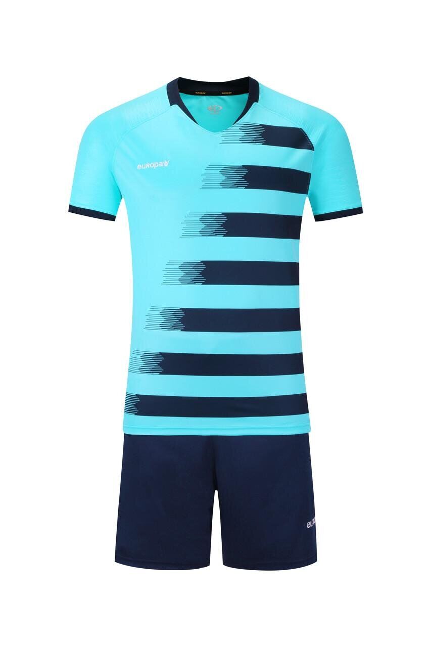 Футбольна форма Europaw 021 бирюзово-т.синя фото товару