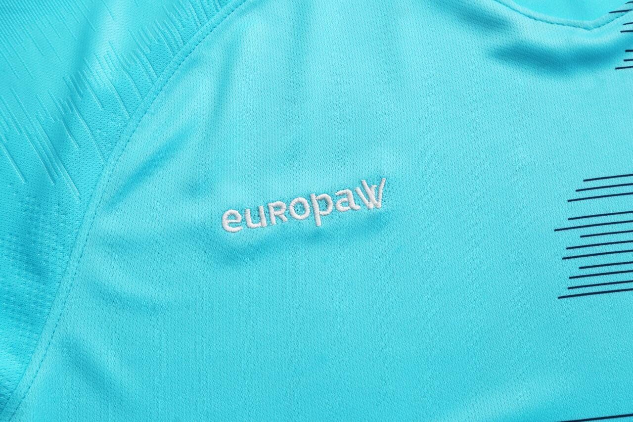 Футбольна форма Europaw 021 бирюзово-т.синя фото товару
