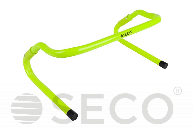 Набор тренировочных барьеров для бега SECO® 15-33 см неонового цвета (5 шт) фото товара