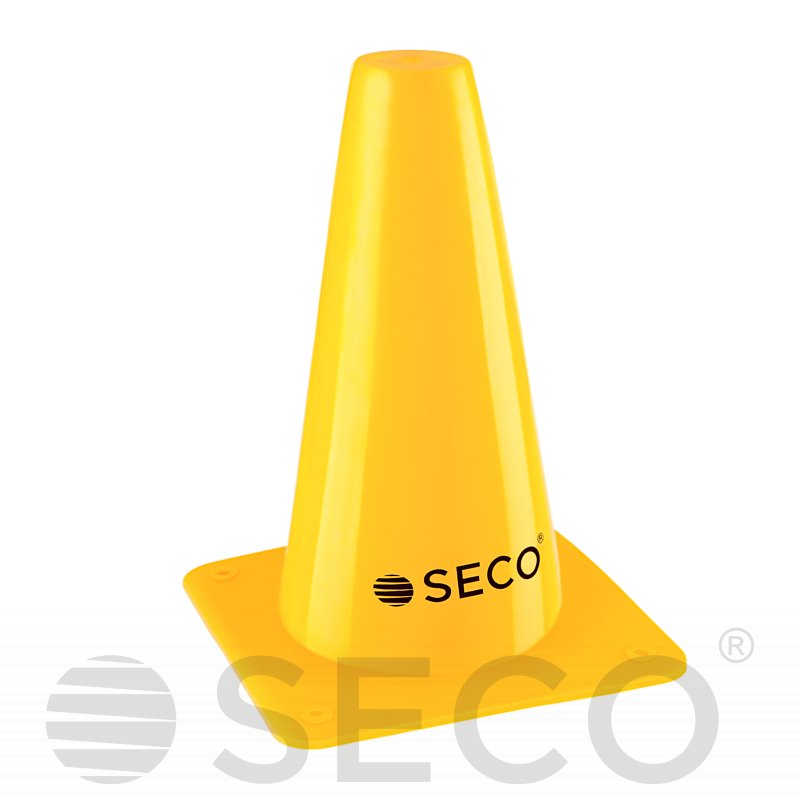 Тренировочный конус SECO® 15 см желтого цвета фото товара
