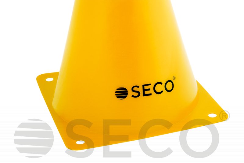 Тренувальний конус SECO® 18 см жовтого кольору фото товару