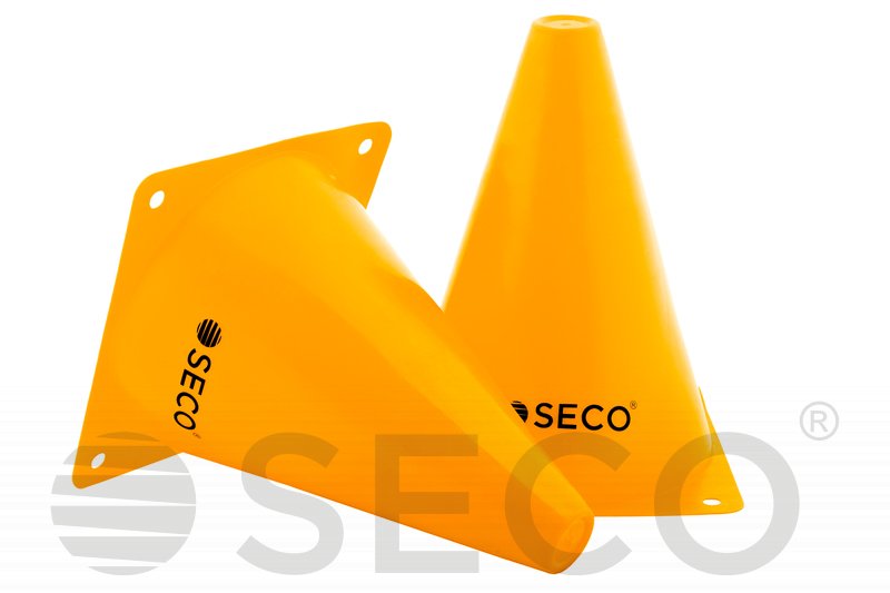 Тренувальний конус SECO® 18 см жовтого кольору фото товару