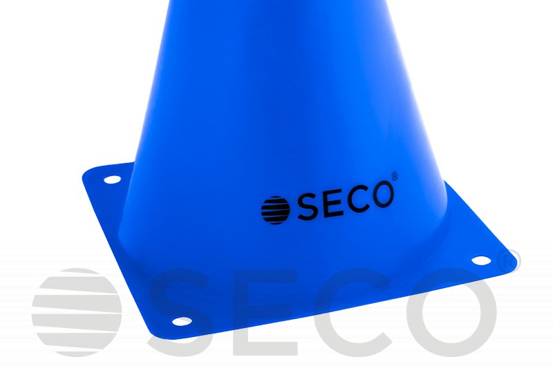 Тренувальний конус SECO® 18 см синього кольору фото товару