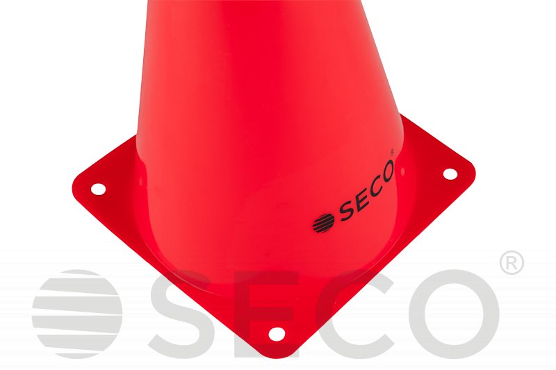 Тренувальний конус SECO® 23 см червоного кольору фото товару