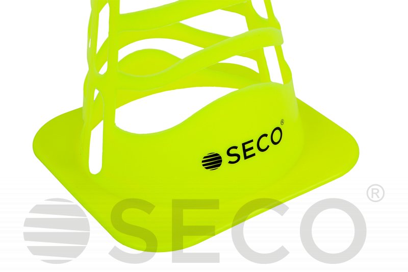 Тренувальний конус SECO® з отворами 23 см колір зелений неон фото товару