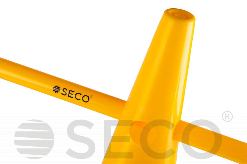 Тренувальний конус з отворами SECO® 48 см жовтого кольору фото товару