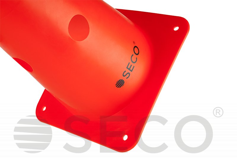 Тренувальний конус з отворами SECO® 48 см помаранчевого кольору фото товару