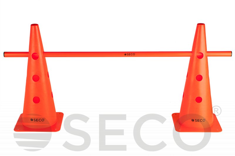 Тренувальний конус з отворами SECO® 48 см помаранчевого кольору фото товару