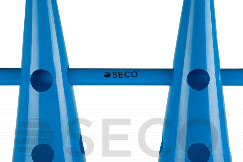 Тренувальний конус з отворами SECO® 48 см синього кольору фото товару