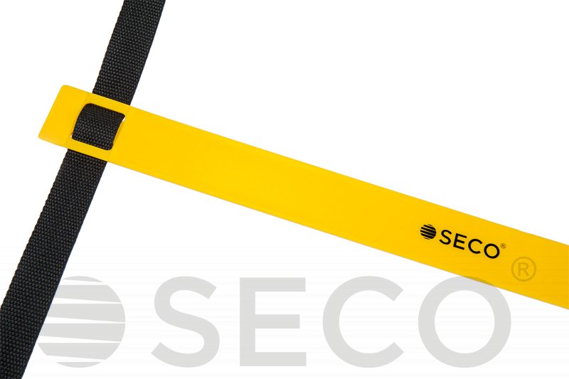 Тренувальні сходи координаційні для бігу SECO® 8 ступенів 4 м жовтого кольору фото товару