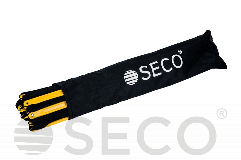 Тренувальні сходи координаційні для бігу SECO® складні 12 ступенів 5,1 м жовтого кольору фото товару