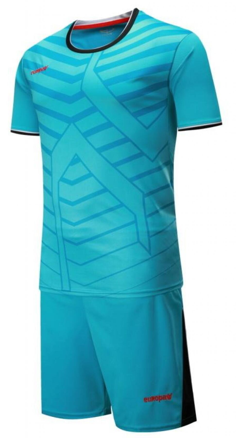 Футбольная форма детская Europaw 015 бирюзовая фото товара