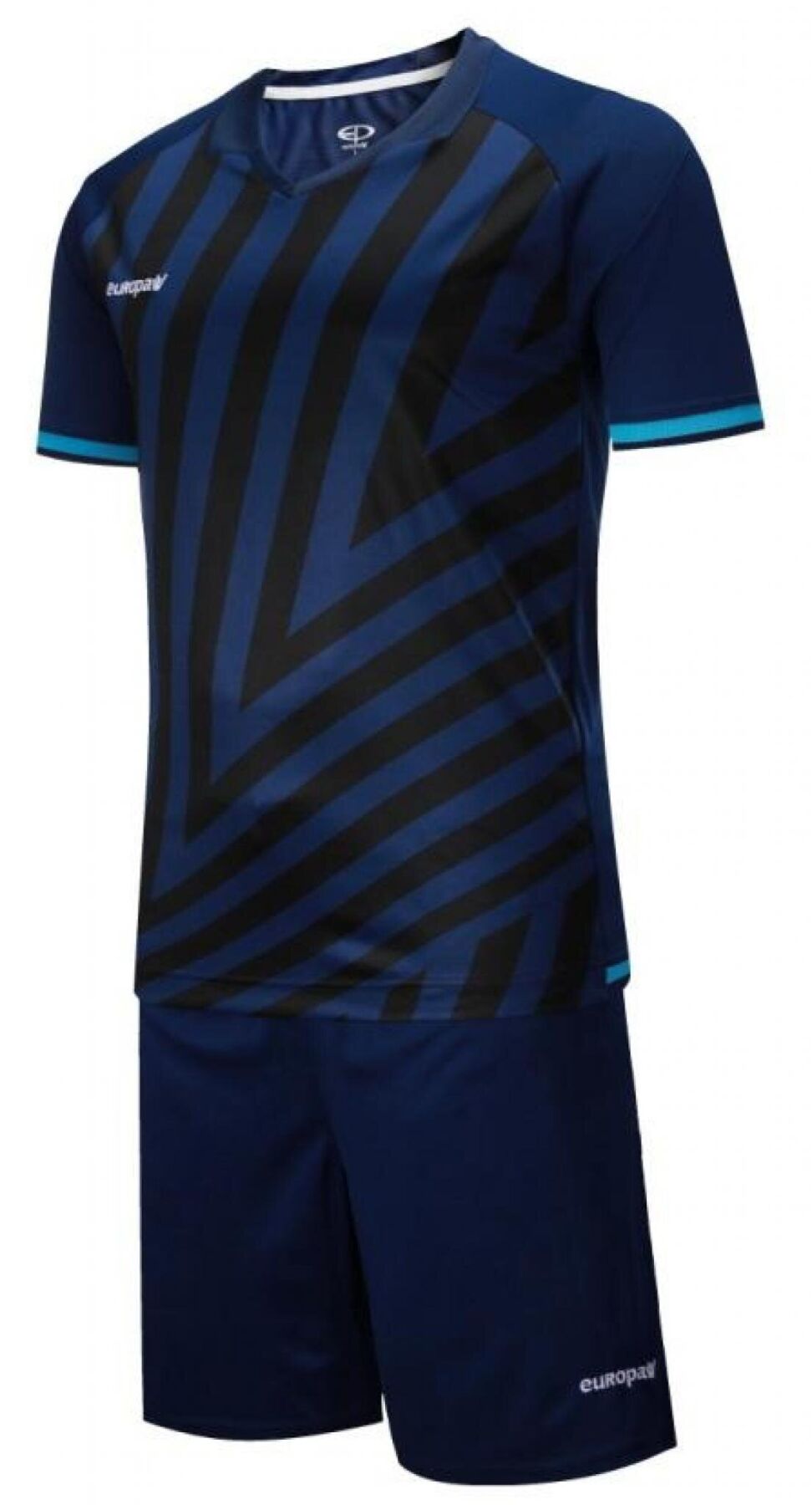 Футбольна форма дитяча Europaw 016 т.сіньо-бірюзова фото товару