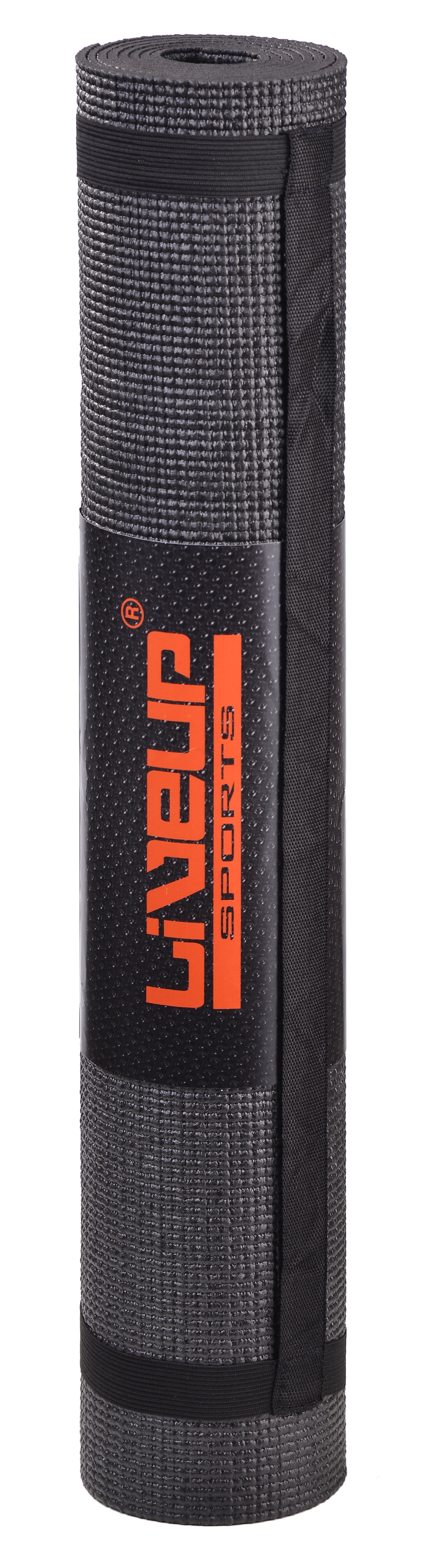 Килимок для йоги LiveUp Yoga Mat Total Black (Limited Edition) фото товару