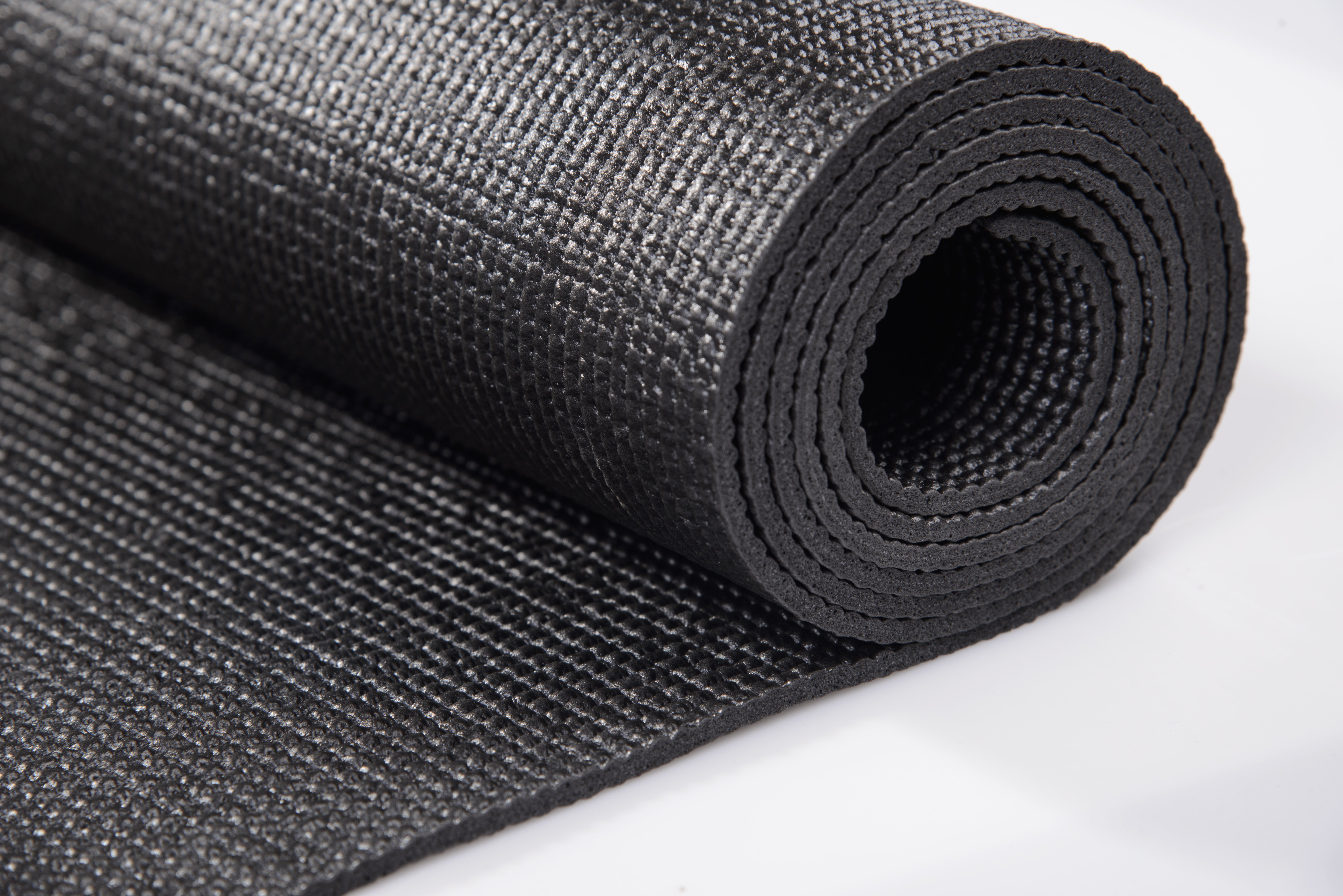 Килимок для йоги LiveUp Yoga Mat Total Black (Limited Edition) фото товару
