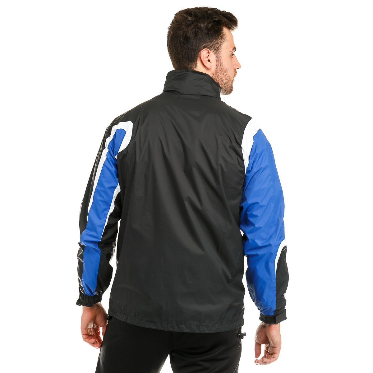 Куртка ветрозащитная Europaw TeamLine черно-синяя [2XL] фото товару