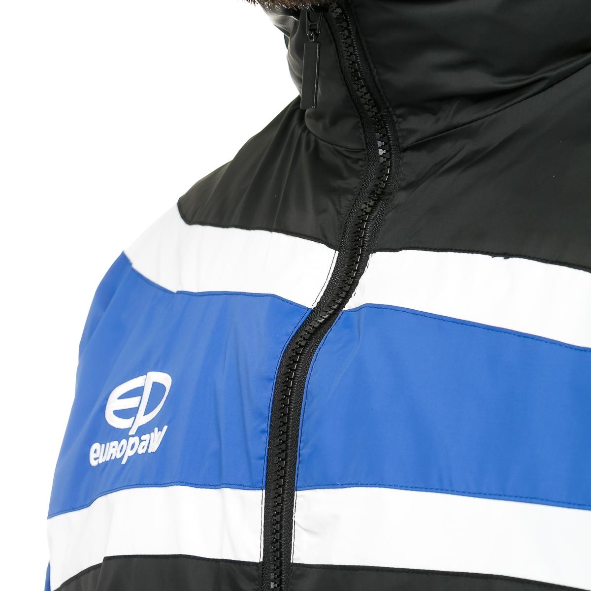 Куртка ветрозащитная Europaw TeamLine черно-синяя [2XL] фото товару