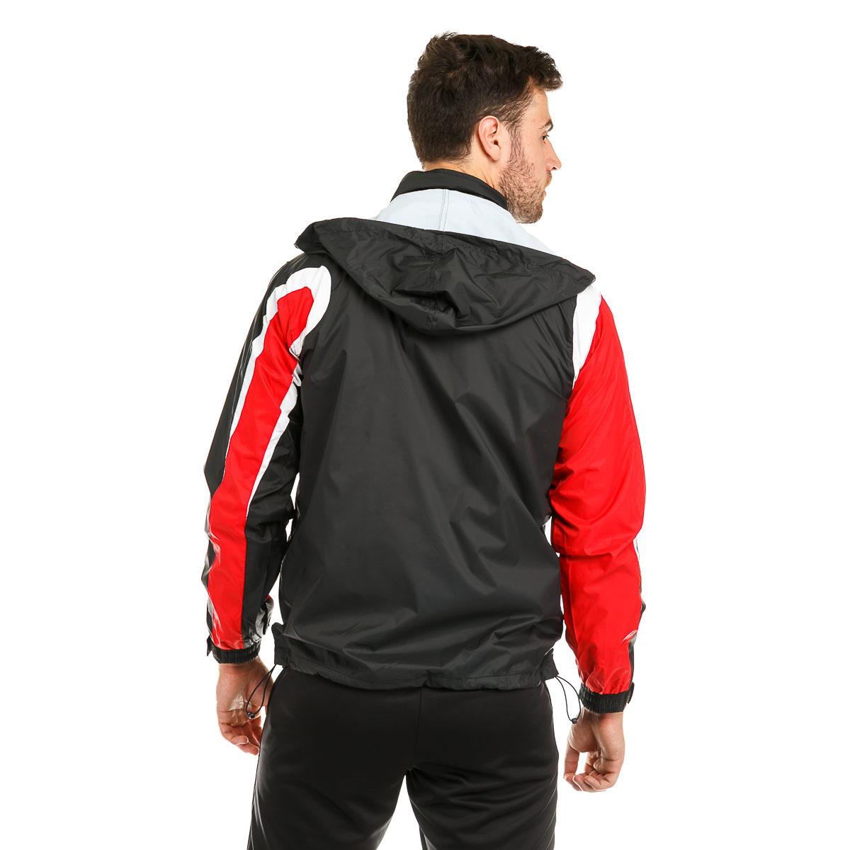 Куртка ветрозащитная Europaw TeamLine черно-красная [2XL] фото товару