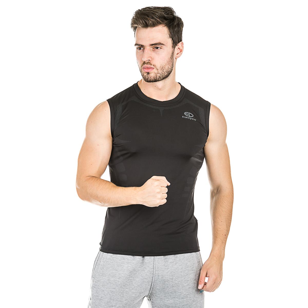 Безрукавка компрессионная Europaw sl top черная [M] фото товару