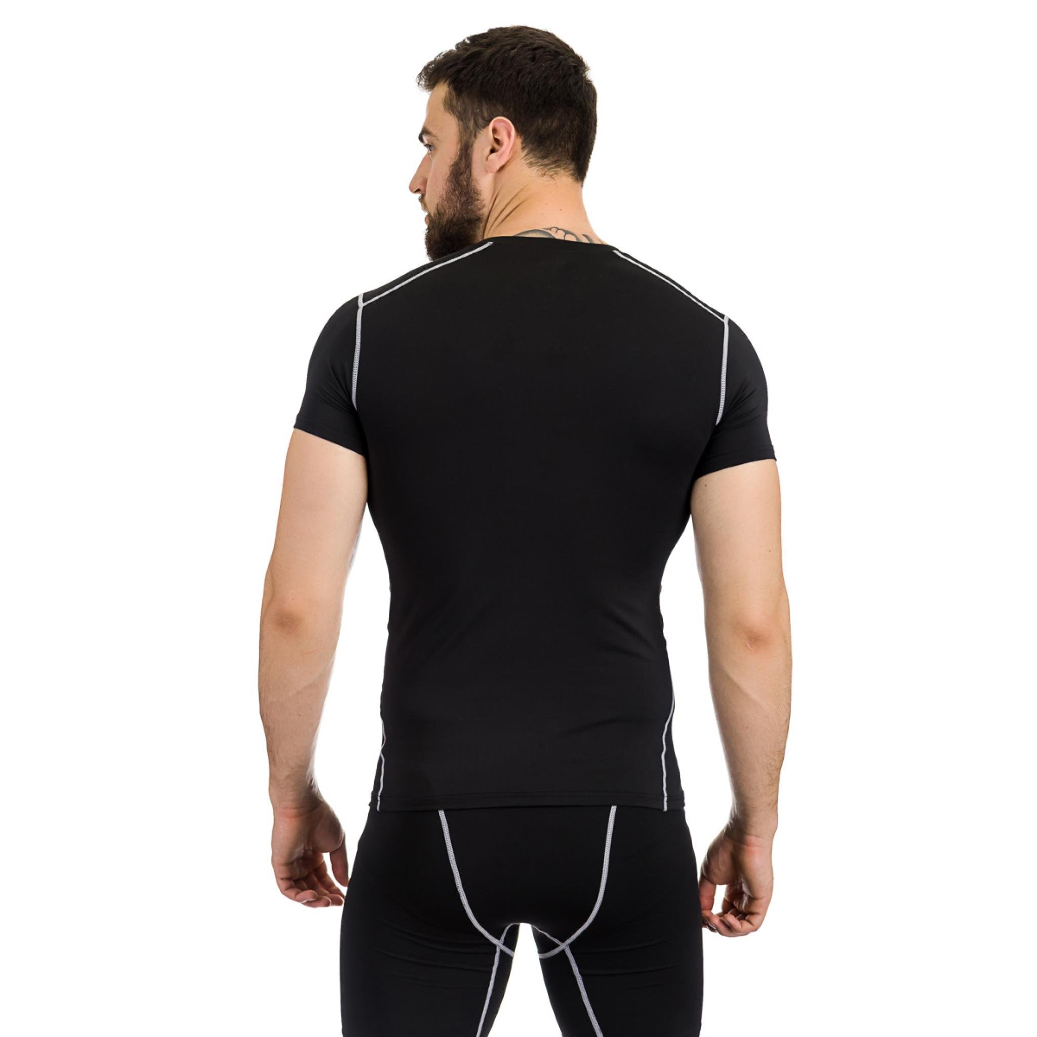 Футболка компрессионная SS Europaw PRO черная [L] фото товару