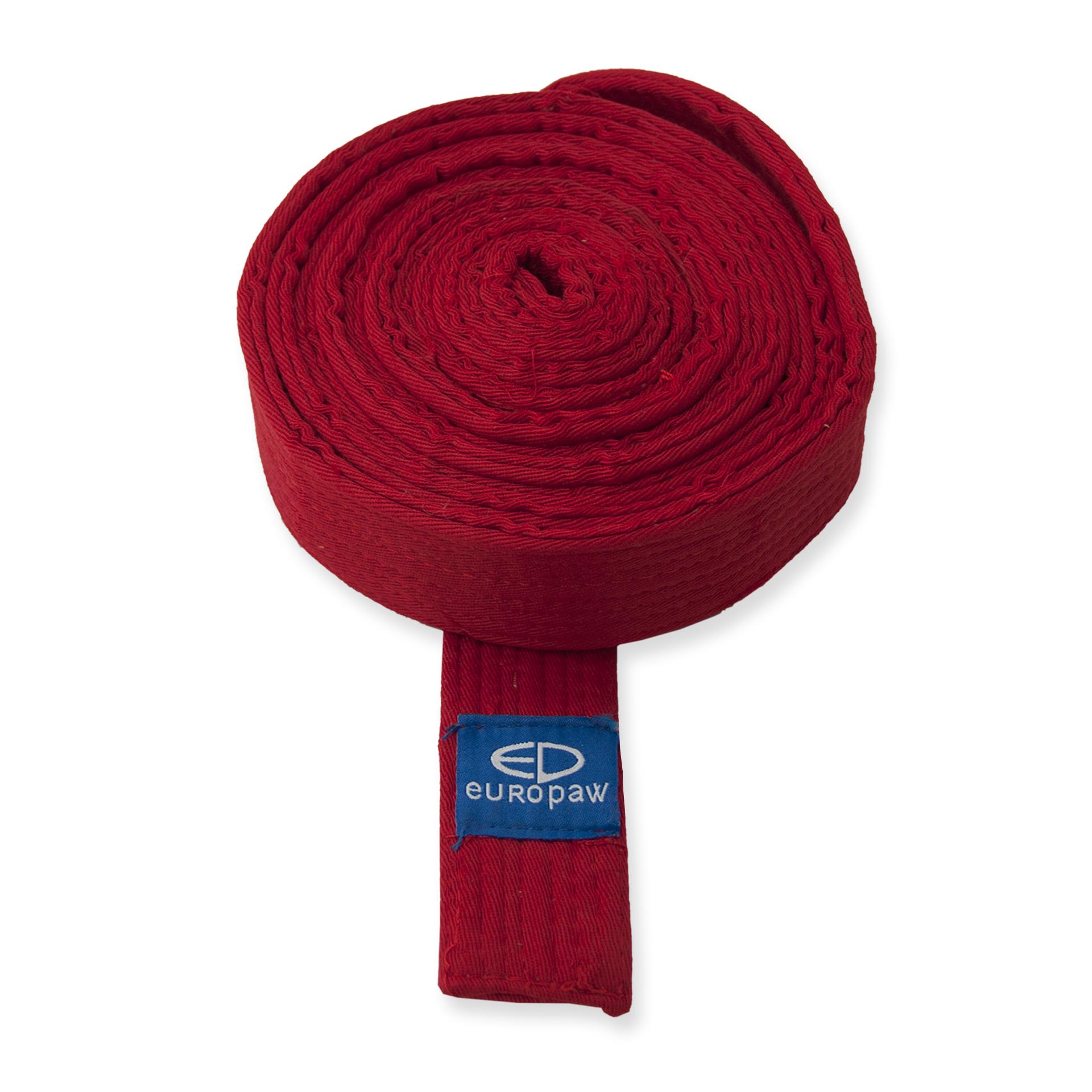 Пояс для каратэ красный Europaw [335] фото товару