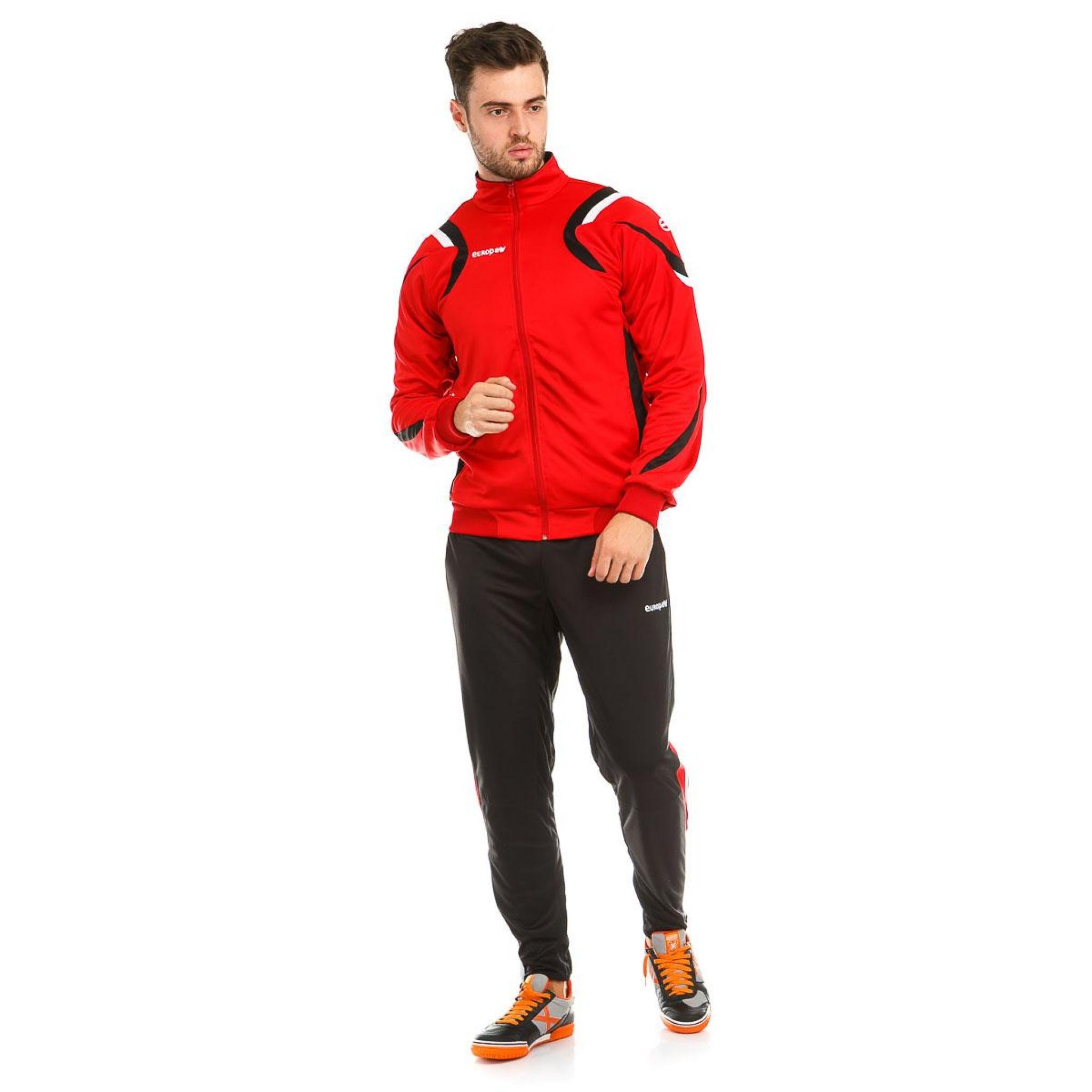 Костюм тренировочный Europaw SEL красно-черный [XL] фото товару
