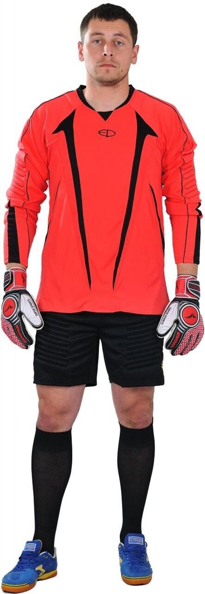 Вратарская форма Europaw малиновая с шортами р.54 [4XL] фото товару