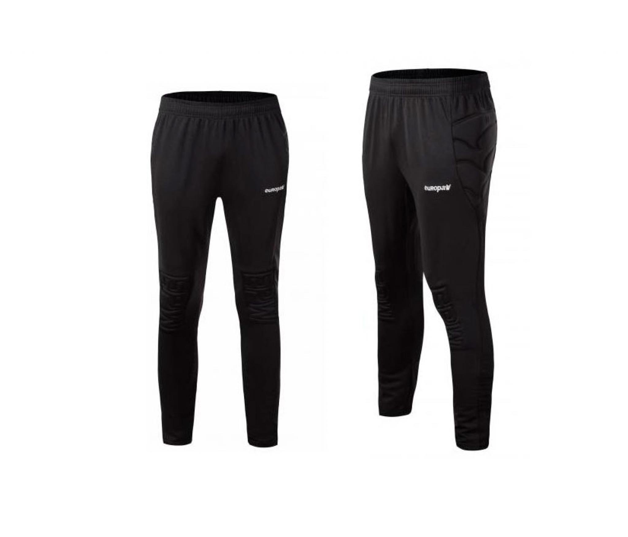 Брюки Вратарские Europaw 20 черные [L] фото товару