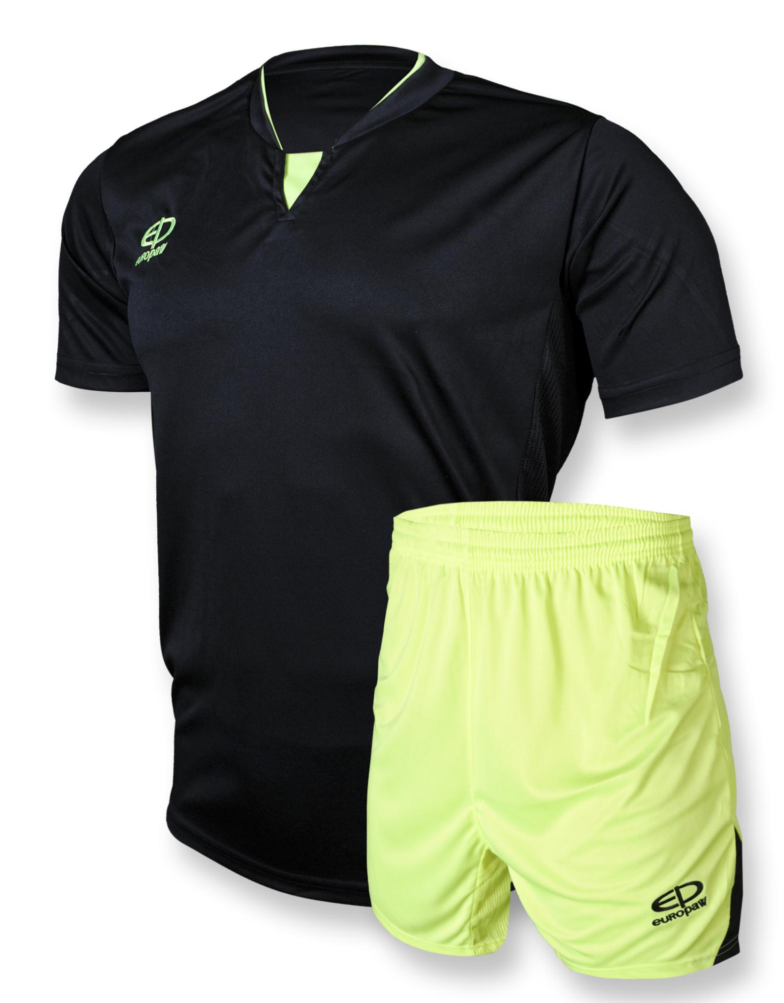 Футбольная форма Europaw 005 черно-салатовая [XS] фото товара