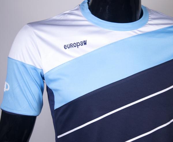 Футбольная форма Europaw 008 т.синяя-голубая [XL] фото товару