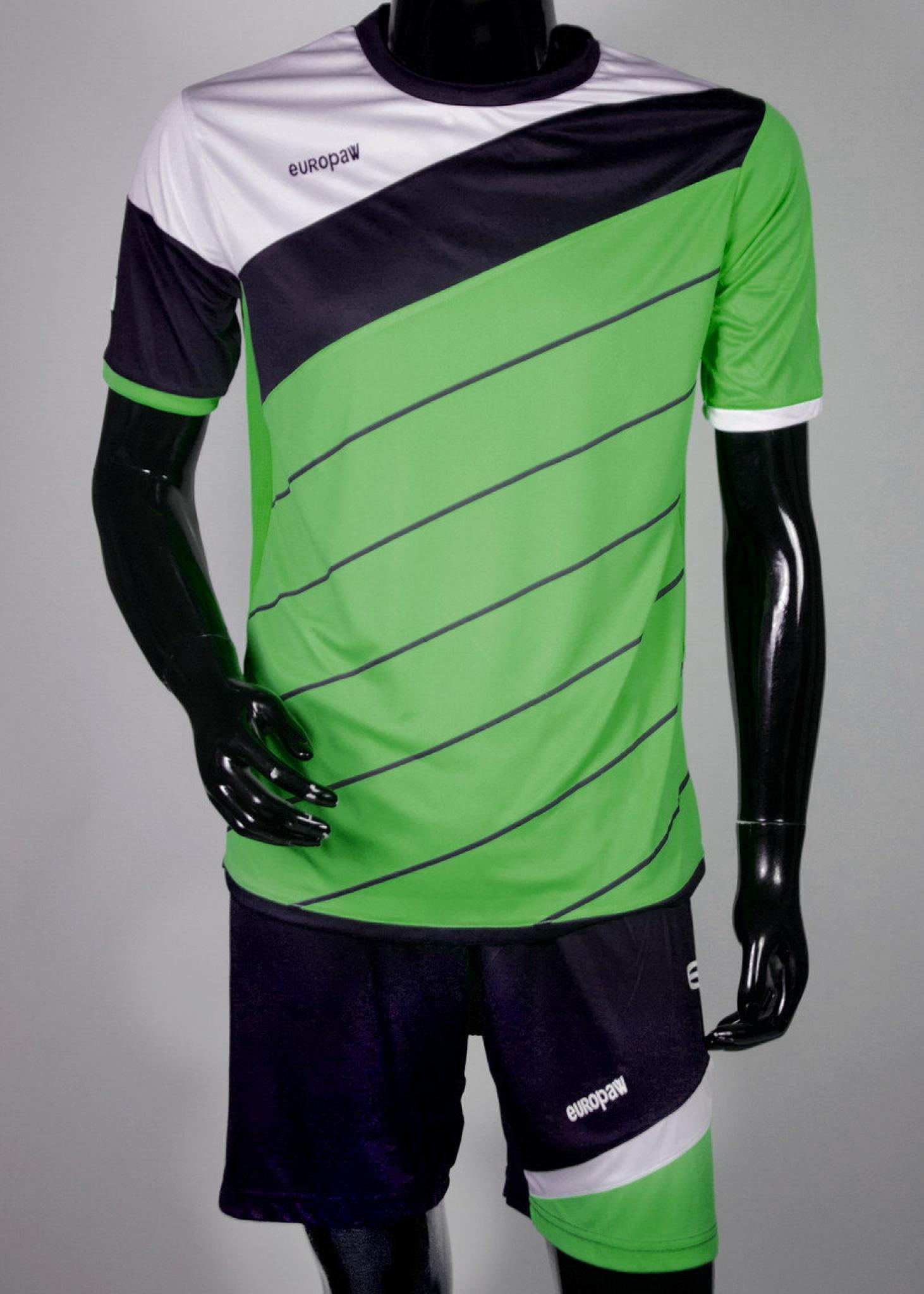 Футбольная форма Europaw 008 зелено-т.синяя [XL] фото товара