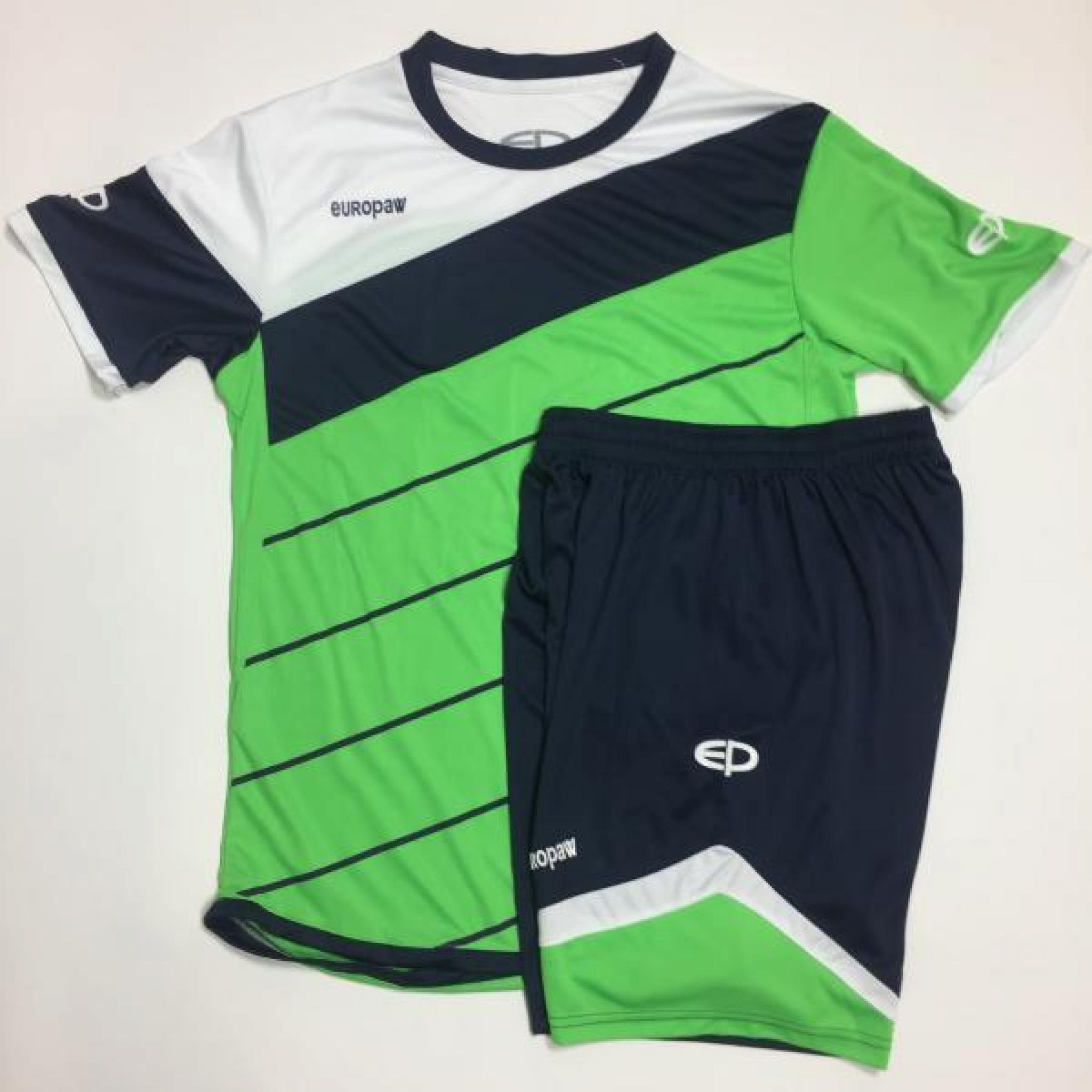 Футбольная форма Europaw 008 зелено-т.синяя [XL] фото товара