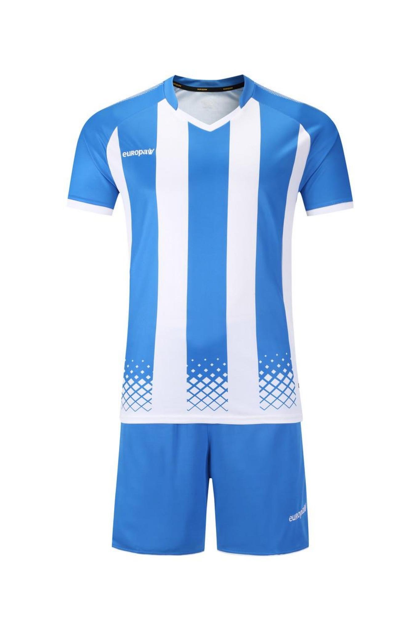 Футбольная форма Europaw 020 голубо-белая [XL] фото товару