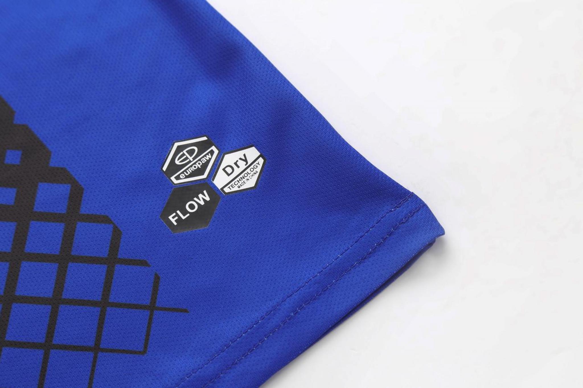 Футбольная форма Europaw 020 черно-синяя [L] фото товару