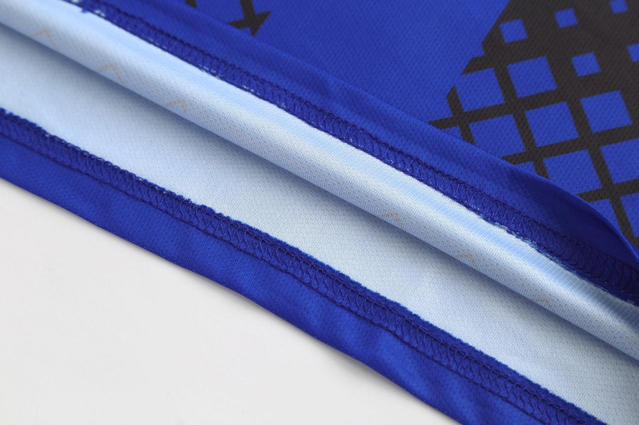 Футбольная форма Europaw 020 черно-синяя [L] фото товару