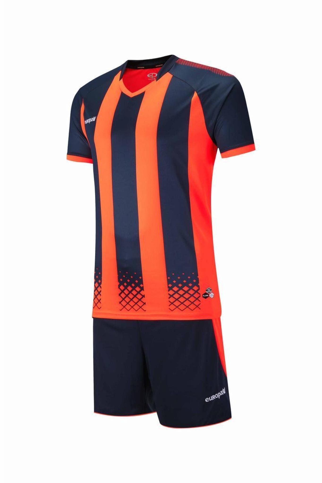 Футбольная форма Europaw 020 т.сине-оранжевая [XL] фото товара