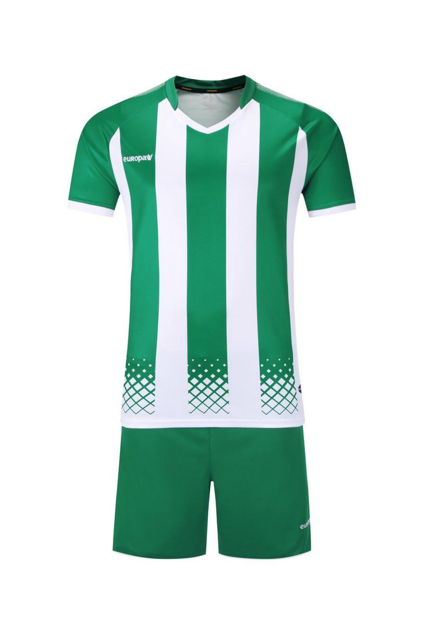 Футбольная форма Europaw 020 зелено-белая [M] фото товару